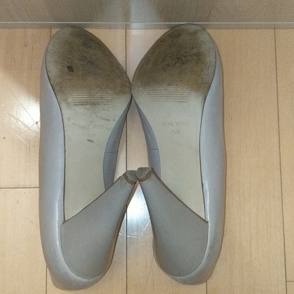 Nine West peep toe heels size 7.5 - Picture 5 of 5